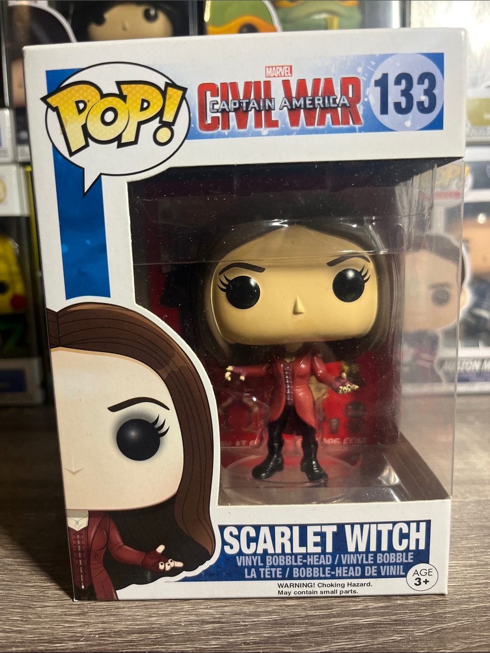 Funko Scarlet Witch Pop! Vinyl Figure - Red and Black